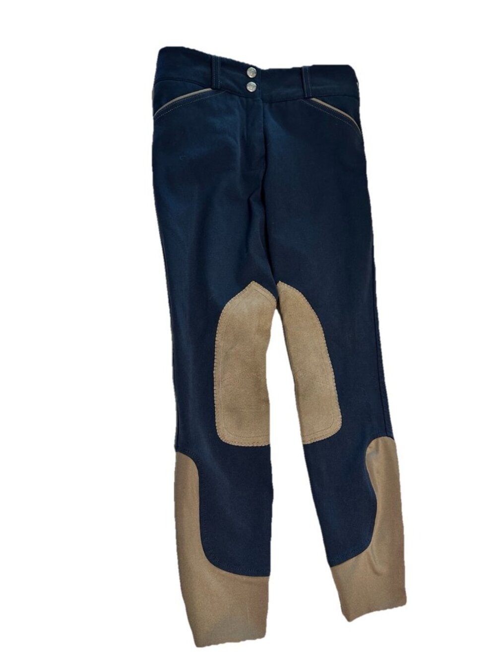 Dover Saddlery Wellesley Classic Piped Knee-Patch Breeches Riding Horse Girls 10
